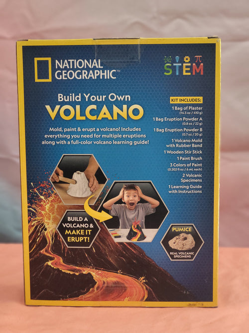 National Geographic Build Your Own Volcano Activity Kit (STEM)