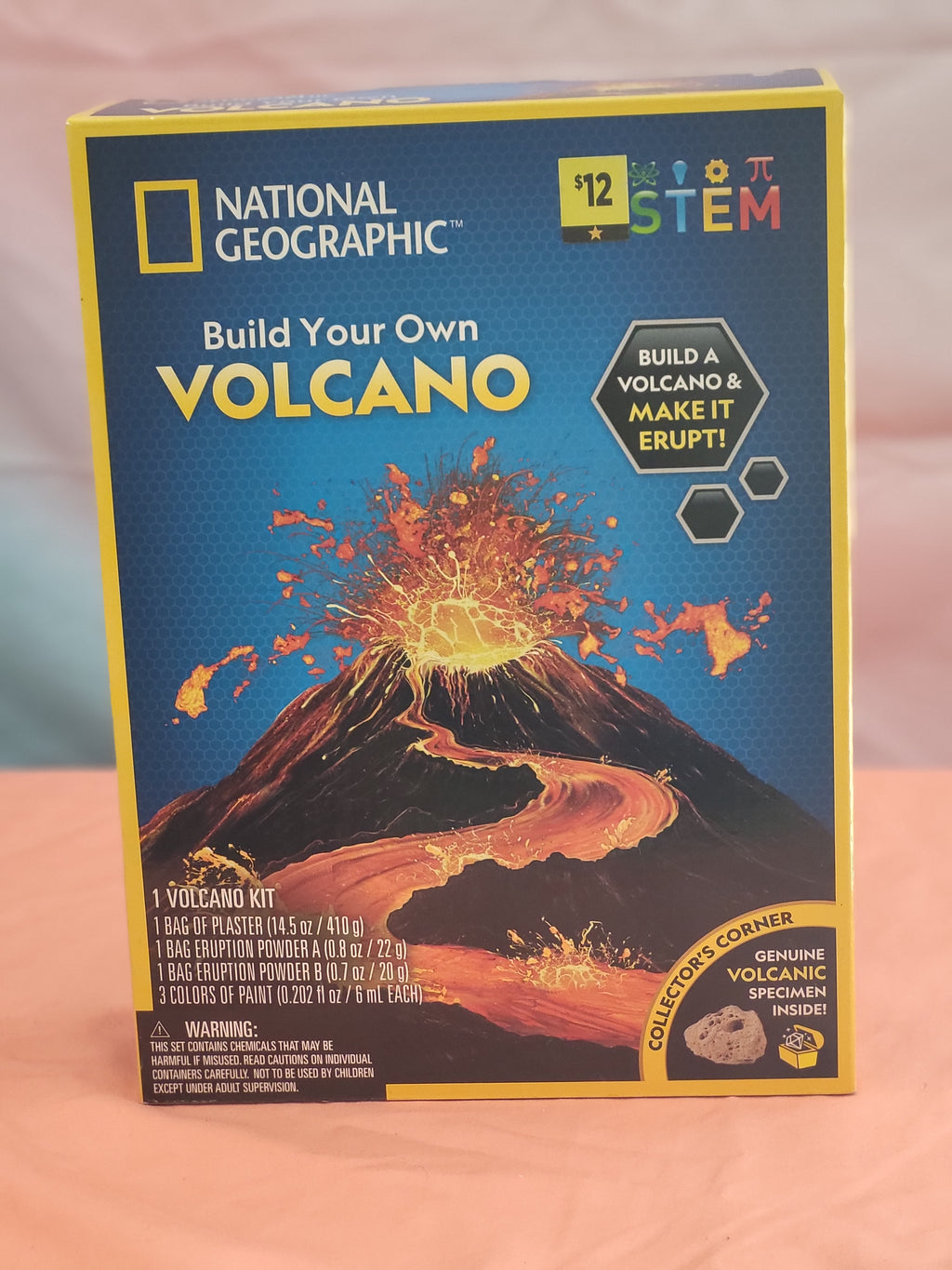 National Geographic Build Your Own Volcano Activity Kit (STEM)