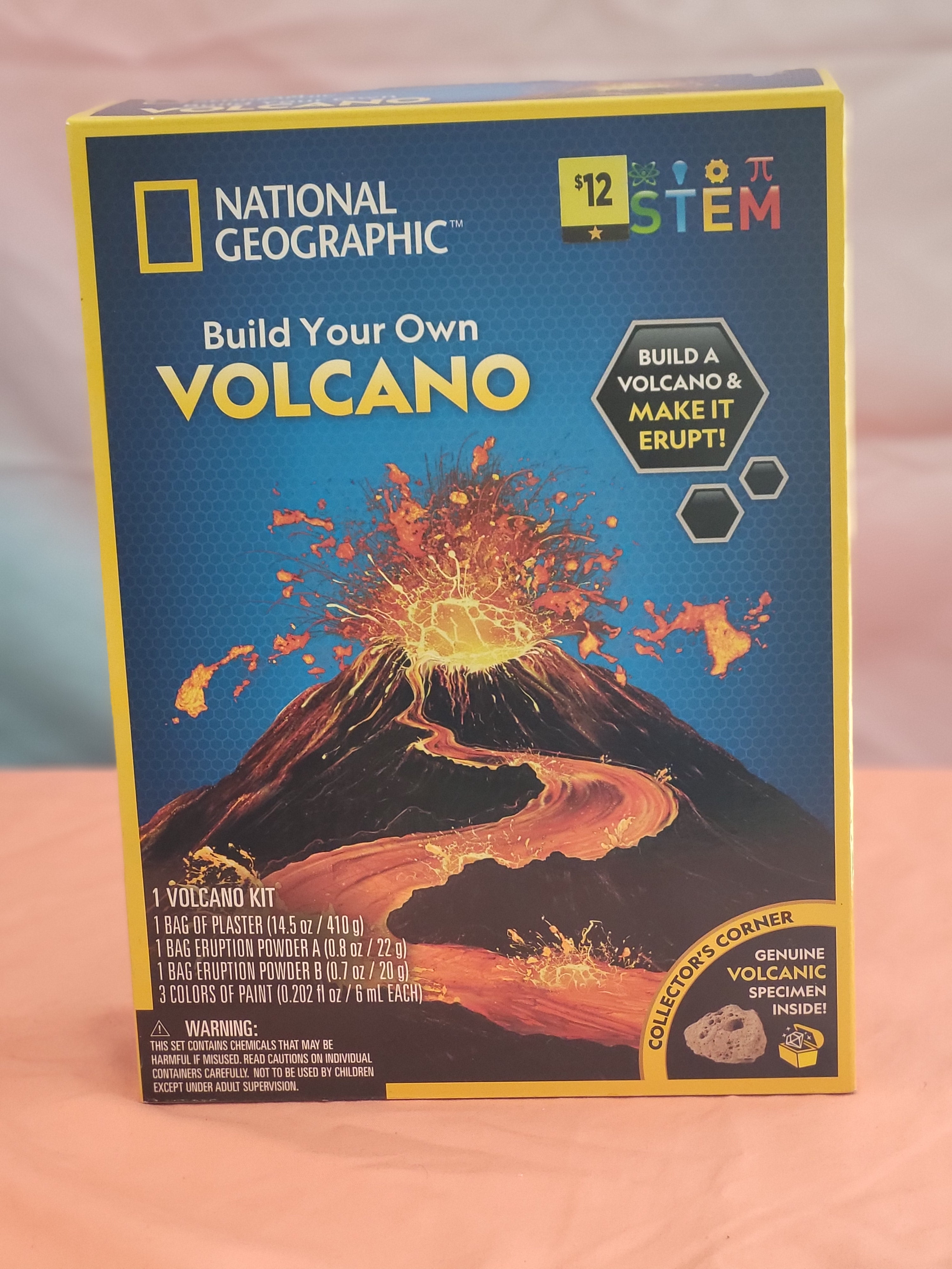 National Geographic Build Your Own Volcano Activity Kit (STEM)