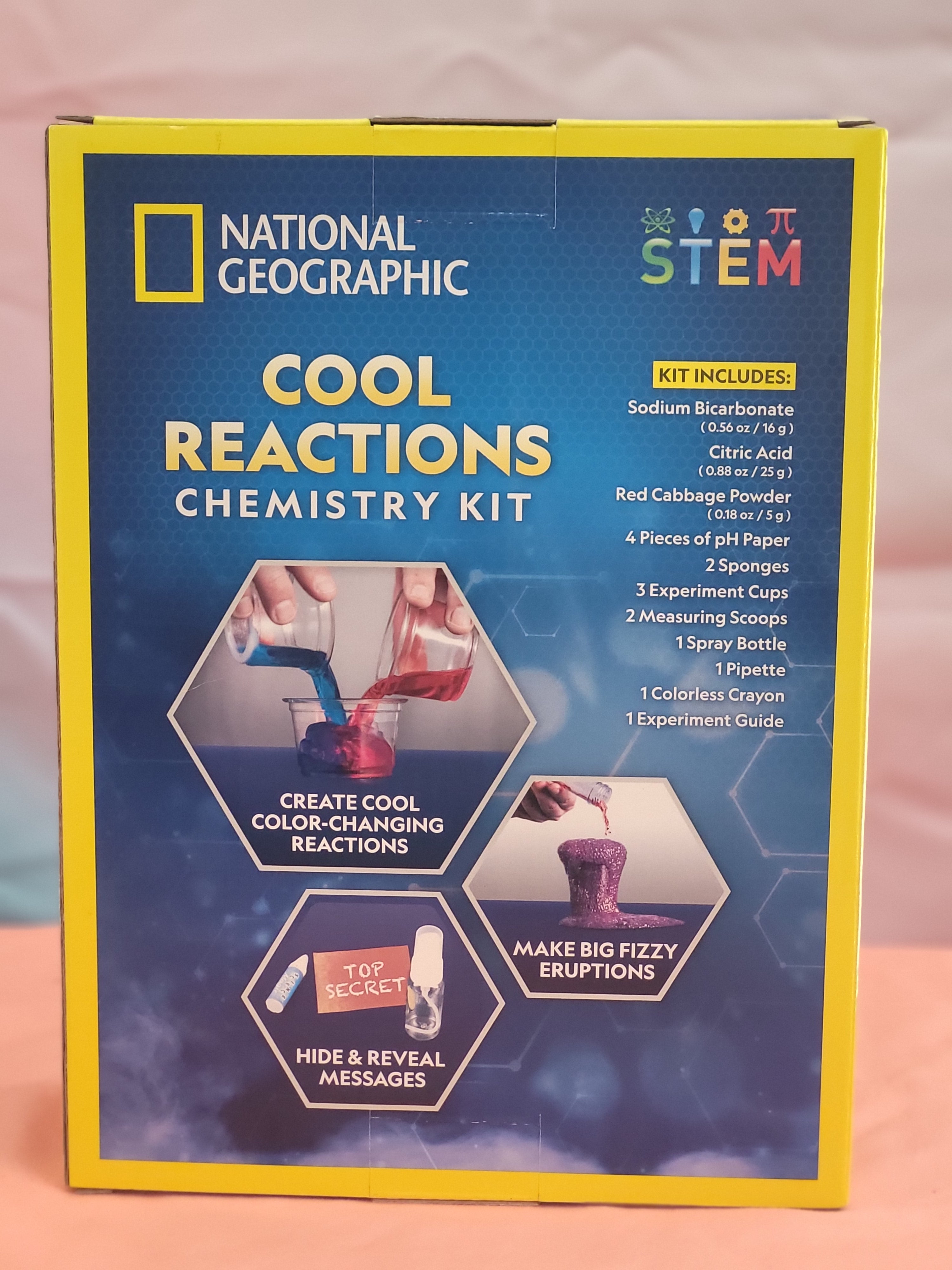 National Geographic Cool Reactions Chemistry Kit (STEM)