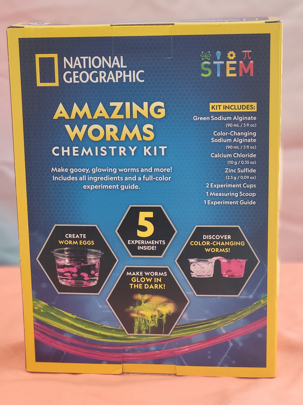 National Geographic Amazing Worms Chemistry Kit (STEM)