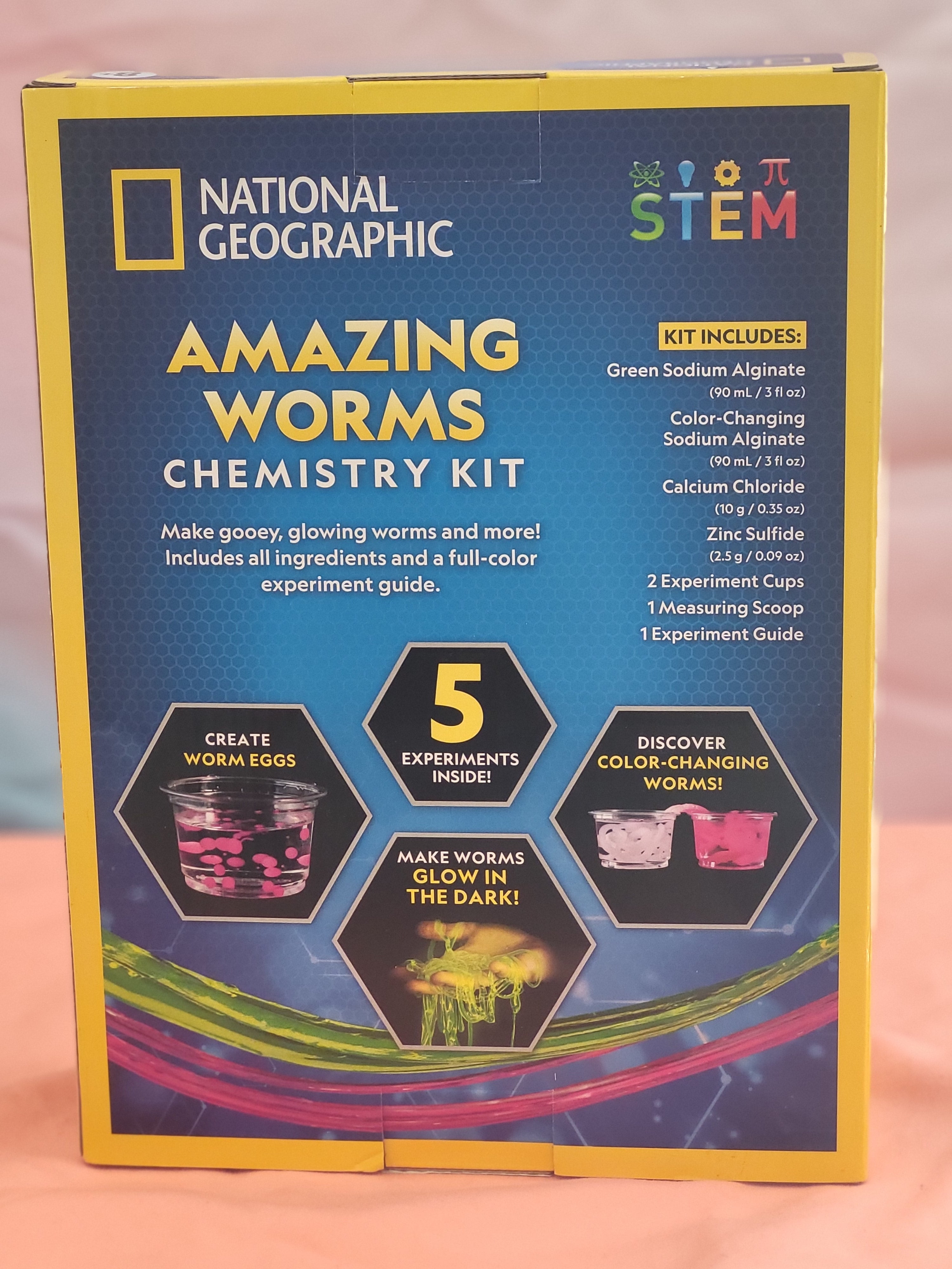 National Geographic Amazing Worms Chemistry Kit (STEM)