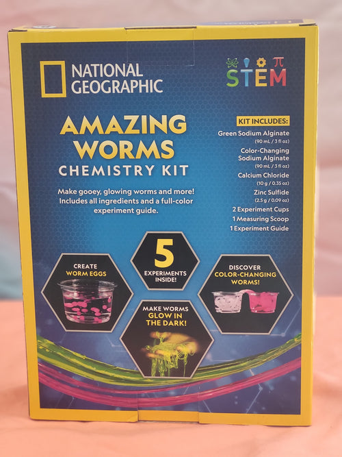 National Geographic Amazing Worms Chemistry Kit (STEM)