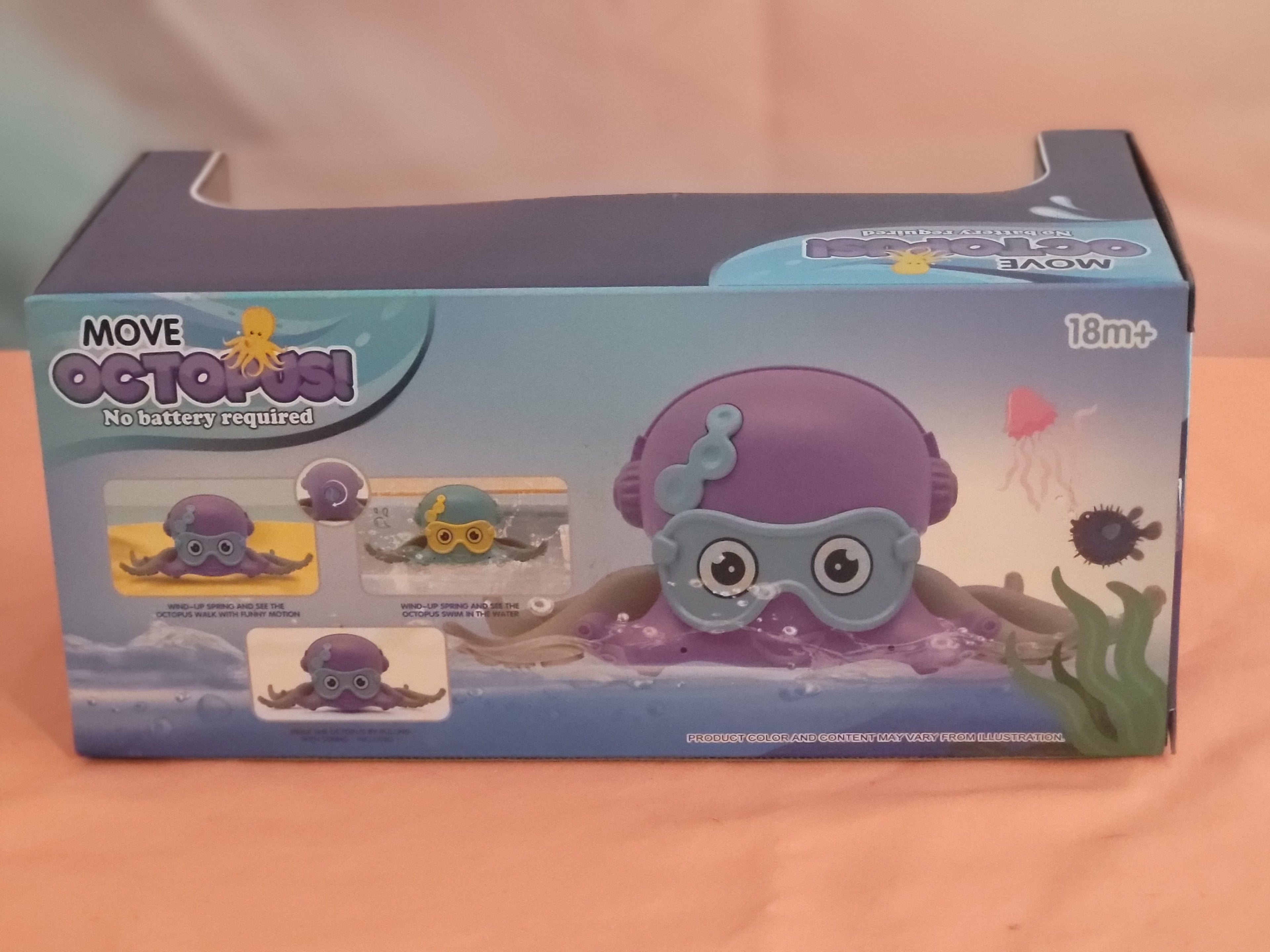 Move Octopus (No Batteries Required)